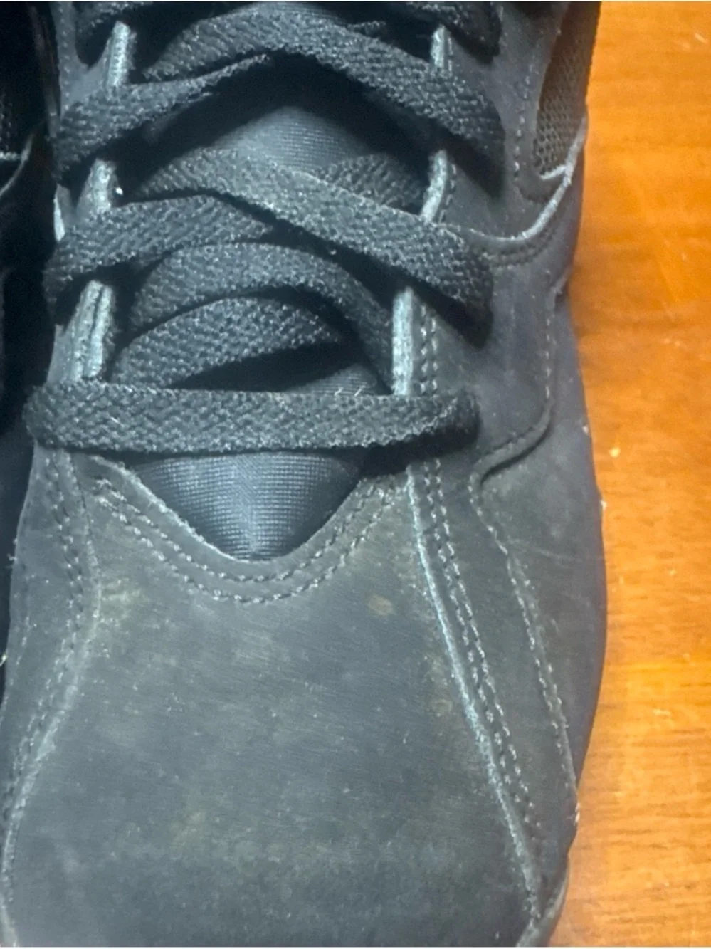Jordan Black Sneakers with Red Jumpman Accent